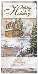 Christmas Holiday Snowy Cabin Cards  4